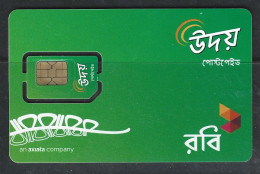 Bangladesh ROBI OLD & RARE GSM SIM Card Unused Mint Condition But Broken From Card SIMcard Never Used - Bangladesh