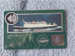 ISLE OF MAN - 10IOMA - LADY OF MANN - SHIP - TRANSPORT SERIES - 6.000EX. - Eiland Man