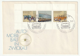 DDR, FDC  Kleinbogen Automobilbau Zwickau - Autres & Non Classés