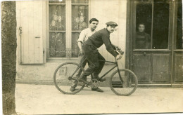 CHAMPDENIERS St DENIS - BELLE Et RARE CARTE PHOTO Du CYCLISTE  Alfred BOUTET  - - Champdeniers Saint Denis