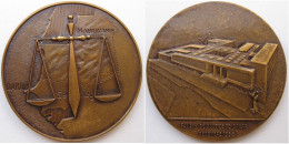 Sénégal Dakar Médaille En Bronze Inauguration Du Palais De Justice En Décembre 1958 - Sonstige & Ohne Zuordnung