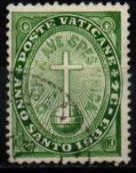 VATICAN 1935 O - Used Stamps