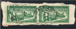 ● ITALIA - R.S.I. 1944  ESPRESSO Duomo Di Palermo  Annullo Gallarate  N.° 23 Coppia  Cat. ? € ️ L. 1022 ️ - Eilsendung (Eilpost)