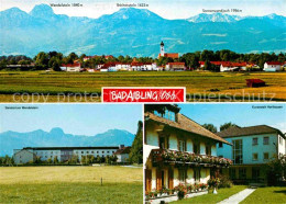 72616477 Bad Aibling Gesamtansicht Mit Alpenpanorama Sanatorium Wendelstein Kura - Bad Aibling