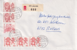 R Brief  Lohn SO - Bellach  (Markenheftchen Frankatur)        1985 - Covers & Documents
