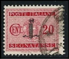 ● ITALIA - R.S.I. 1944 ֍ SEGNATASSE ● N.° 62 Usato ● Fil. S ● Cat. ? € ️● Lotto N. 950 ● - Portomarken