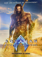 Affiche De Cinéma " AQUAMAN - LE ROYAUME PERDU "  Format 120X160cm - Posters