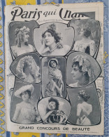 REVUE PARIS QUI CHANTE 1905 N°105 PARTITION GRAND CONCOURS DE BEAUTE - Partitions Musicales Anciennes