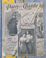 REVUE PARIS QUI CHANTE 1905 N°106 PARTITIONS THEATRE DES VARIETES LA FILLE DE MADAME ANGOT - Partitions Musicales Anciennes