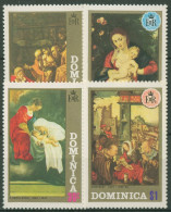 Dominica 1972 Weihnachten Gemälde 350/53 Postfrisch - Dominique (...-1978)