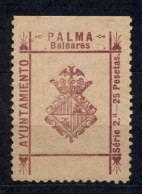 BALEARES , PALMA DE MALLORCA , AYUNTAMIENTO DE ANDRAITX , SELLO MUNICIPAL , 2 PESETAS - Revenue Stamps