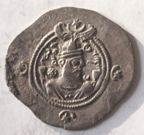 SASANIAN KINGS. Khosrau II. 591-628 AD. AR Silver Drachm Year  3 Mint LAM - Oosterse Kunst