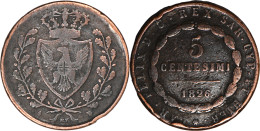 ITALIE - Piémont Sardaigne - 1826 - 5 Centesimi - Charles Félix - 19-254 - Piemonte-Sardegna, Savoia Italiana