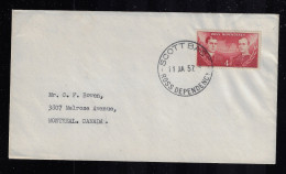 NEW ZEALAND ROSS DEPENDENCY 1957  SCOTT# L2  CANCELLED  C.V. $1.25 - Usados