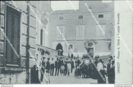 Bu31 Cartolina Caiazzo Piazza Giuseppe Verdi Palazzo Vescovile Caserta Campania - Caserta