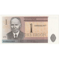 Estonie, 1 Kroon, 1992, KM:69a, NEUF - Estonia