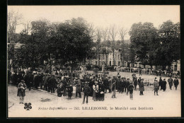 CPA Lillebonne, Le Marché Aux Bestiaux  - Lillebonne