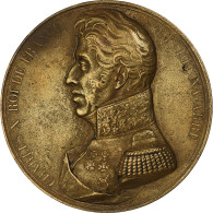 France, Médaille, Abdication De Charles X, 1830, Bronze, Caqué, TTB - Altri & Non Classificati