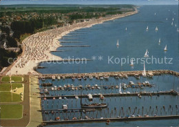 72601757 Groemitz Ostseebad Fliegeraufnahme Strand Hafen Brenkenhagen - Groemitz