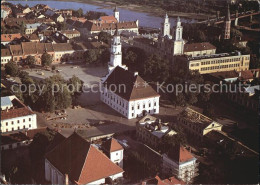 72598693 Kaunas Kowno Fliegeraufnahme Mit Bruecke Kirchen Kaunas - Lituanie