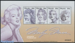 Palau 2006 Marilyn Monroe 4v M/s, Mint NH, Performance Art - Marilyn Monroe - Movie Stars - Acteurs