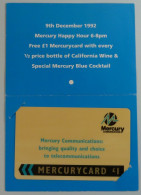 UK - Great Britain - Mercury - 20MERB - £1 - In Folder - [ 4] Mercury Communications & Paytelco