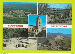 66 Souvenir De MILLAS Divers Aspects En 5 Vues De 1989 Puits - Millas