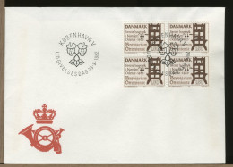 DANIMARCA - DANMARK - FDC 1982  BREVIARIUM  -  STAMPA PRIMO LIBRO - FDC