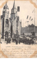 LOCMINE - Vue De L'Eglise Paroissiale Et De La Chapelle Saint Colomban - état - Locmine