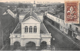 CHATEAU DU LOIR - Quartier De La Halle Vu à Vol D'oiseau - Très Bon état - Chateau Du Loir