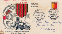 FDC 1955 PERPIGNAN - 1950-1959