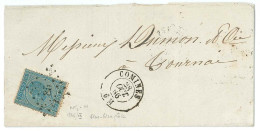 L. Affr. N°18 Lpts COMINES/1866 Pour Tournay - 1865-1866 Profiel Links