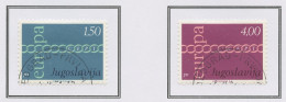 Yougoslavie - Jugoslawien - Yugoslavia 1971 Y&T N°1301 à 1302 - Michel N°1416 à 1417 (o) - EUROPA - Used Stamps