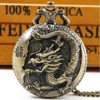 Montre Gousset NEUVE - Dragon Chinois (Réf 2) - Relojes De Bolsillo