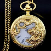 Montre Gousset NEUVE - Dragon Chinois (Réf 3) - Montres Gousset