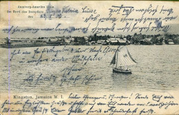 X127568 ANTILLES JAMAIQUE KINGSTON JAMAICA W. I. HAMBURG AMERIKA LINIE AM BORD DES DAMPFERS PRINZESS VICTORIA LUISE - Jamaica