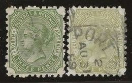 South  Australia     .   SG    .  183  2x        .   O      .     Cancelled - Oblitérés