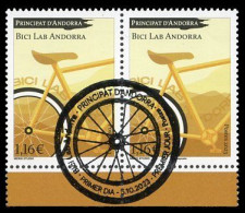 ANDORRA Postes (2023) Bici Lab Andorra, Bicicleta, Bicyclette, Bicycle, Fahrrad, Fiets - First Day - Gebruikt