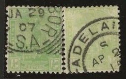 South  Australia     .   SG    .  293/293a      .   O      .     Cancelled - Oblitérés