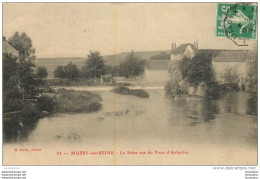 MUSSY SUR SEINE LA SEINE VUE DU PONT D'AUBERIVE - Mussy-sur-Seine