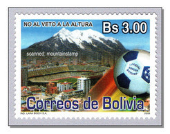 Bolivia 2008 Protest Against FIFA Ban - Football Stadium La Paz  Illimani 6439m - Mountains - Montagnes - Calcio - MNH - Bolivie