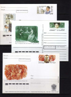 Russie - (1998-20032) - 3 Entiers - Acteurs - Realisateurs - Cinema - Neufs - Cartas & Documentos