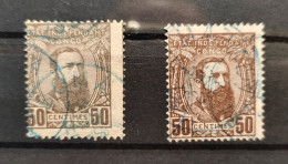 Congo Belge - 9 & 9a - Léopold II De Trois Quart à Droite - 1987 - Oblitérés - 1884-1894