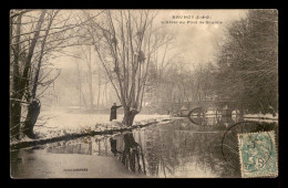 91 - BRUNOY - L'HIVER AU PONT DE SOULINS - Brunoy