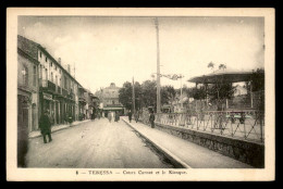 ALGERIE - TEBESSA - COURS CARNOT ET LE KIOSQUE DE MUSIQUE - Tebessa