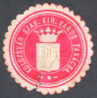 CLUJ Kolozsvár Coat Of Arms CITY COUNCIL - Transylvania Erdély / Cover Letter Close LABEL CINDERELLA VIGNETTE 1910 - Transylvania