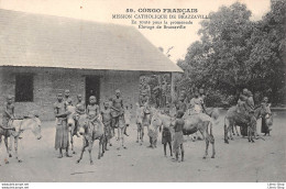 CONGO FRANCAIS - En Route Pour La Promenade Elevage De Mules à Brazzaville - Brazzaville