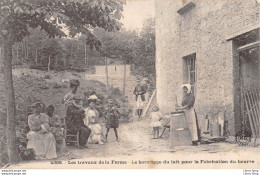 07 / Le Barattage Du Lait Pour La Fabrication Du Beurre ST AGREVE Ferme Du Cros - CPA - Saint Agrève