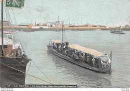 LE HAVRE (76) - Un Torpilleur Dans Les Bassins - Cpa - Harbour