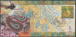 Inde India 2012 Special Cover Sanganeri Print, Cloth, Textile, Handicraft, Design, Fashion, Pictorial Postmark - Covers & Documents